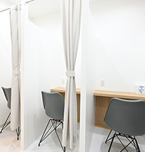 内視鏡検査前の待機室