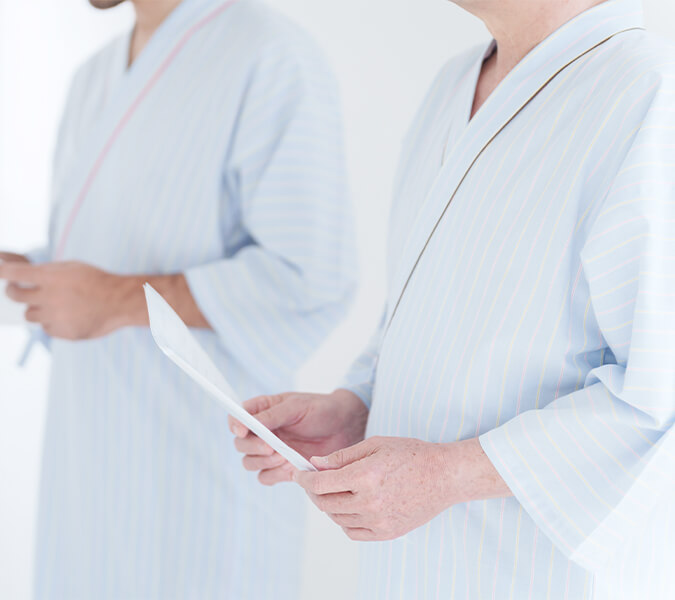 動きやすい検査着