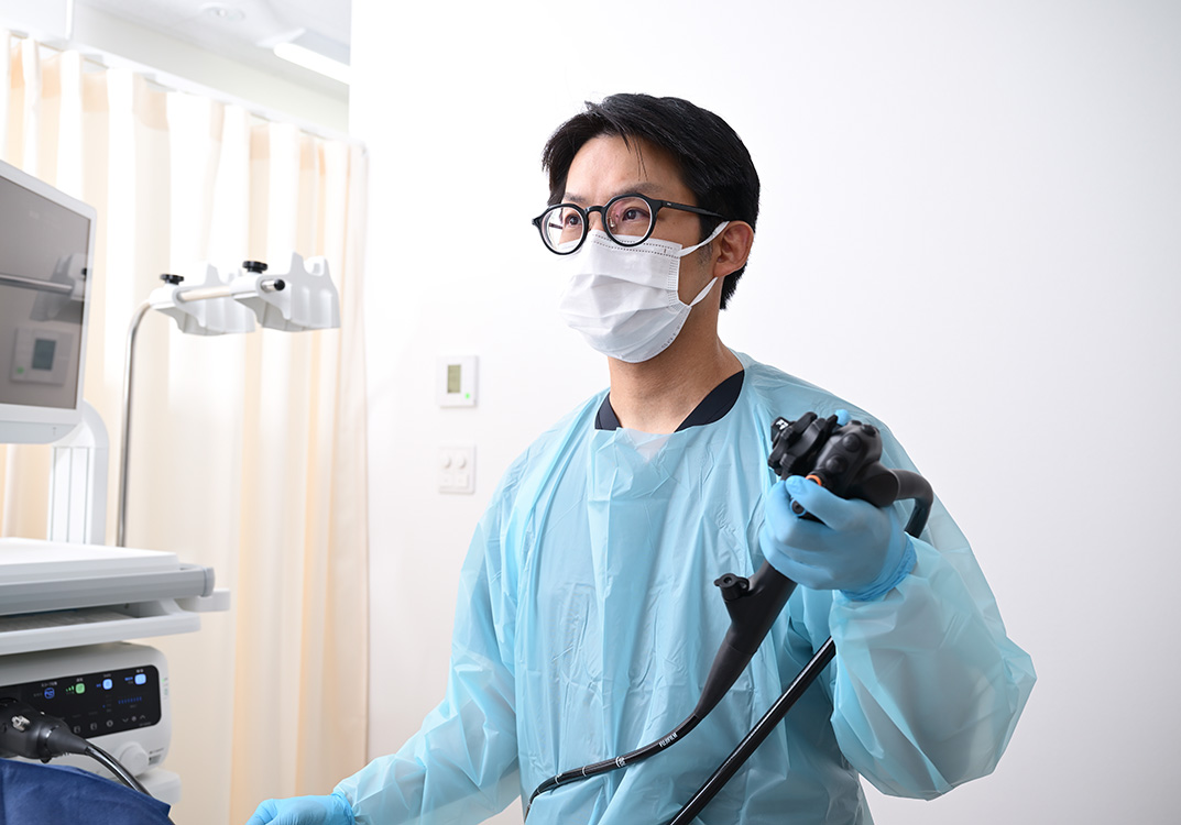 がんセンター出身、経験豊富な医師の診療 苦痛に配慮した精度の高い内視鏡検査