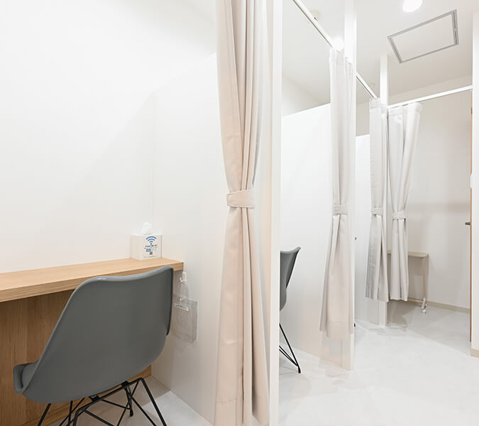 個室・個別トイレを用意